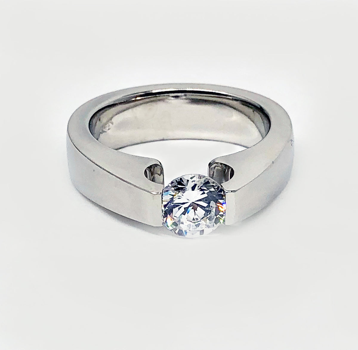 Tension Ring Platinum – LeJean`s Fine Jewelers